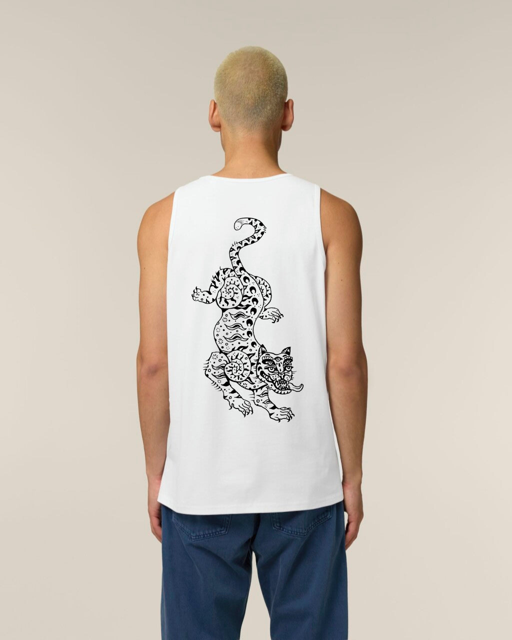 Tiger Tank – White (Unisex)